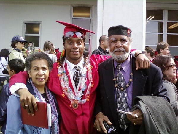 Redshirt junior linebacker Grandville Taylor went through stressful times as a walk-on football player at ASU, but his family and hard work helped him persevere to earn a scholarship. (Photo courtesy Tracye Taylor)