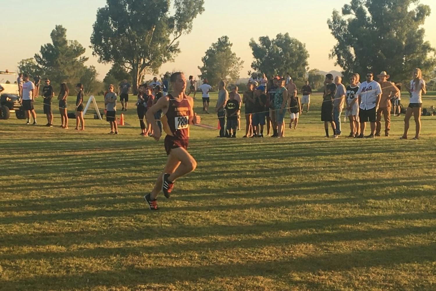 ASU redshirt senior C.J. Albertson runs during the ASU Invitational on Oct. 21, 2016 in Tempe, Arizona.
