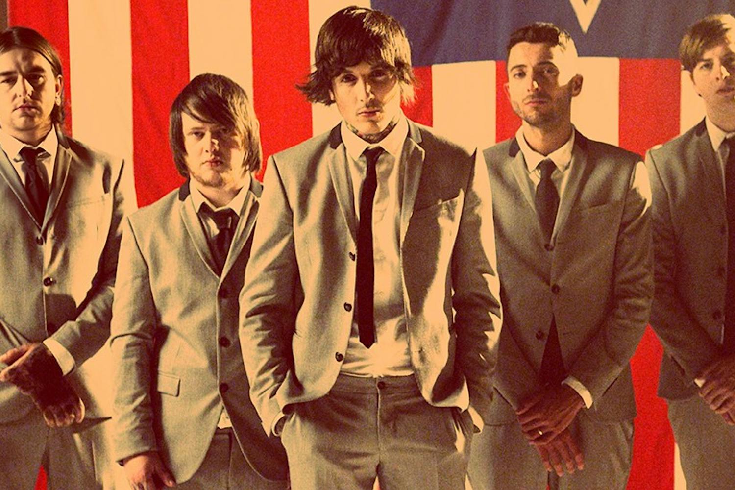 Bring Me The Horizon poses for a photo.