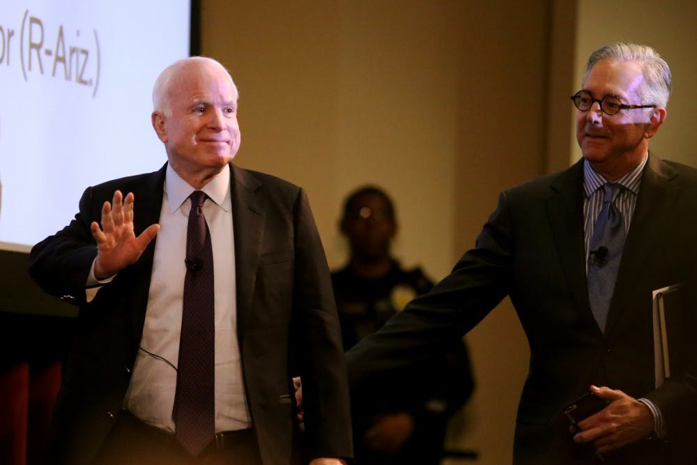 Senator John McCain Speaks at the Cronkite School