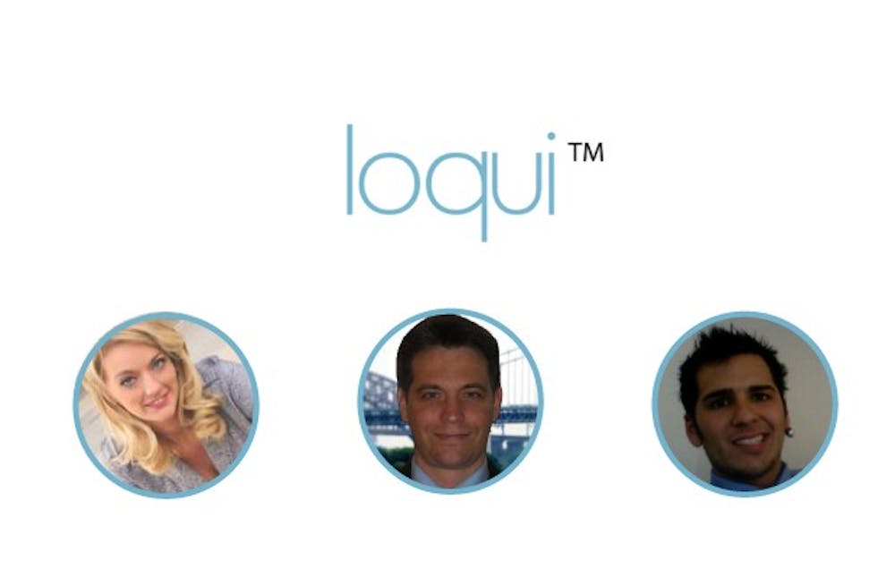 Current ASU students based in DC have developed a universal remote, Loqui. Co-founder of the remote from left to right are Kimberley Heuser, Josh Heuser and Mikel Robinson. 
Photo courtesy of Loqui co-founder