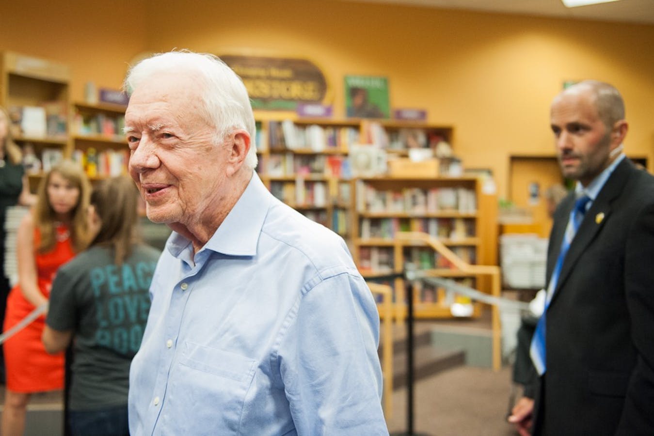 Photos: Jimmy Carter signs his new book at Changing Hands Bookstore