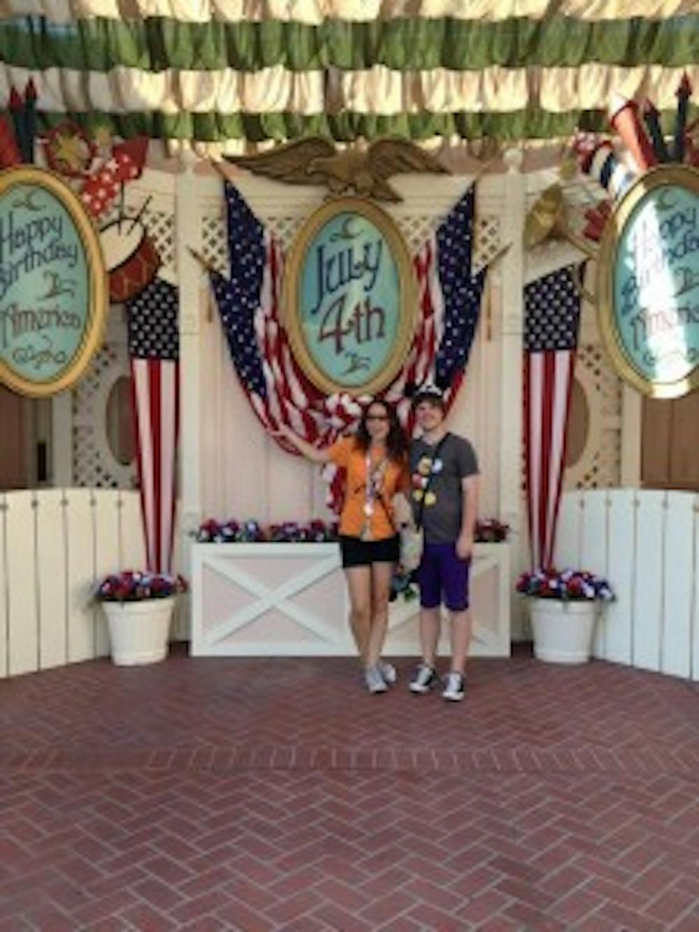 Tom and Holly celebrated the Fourth of July at Disneyland this year!