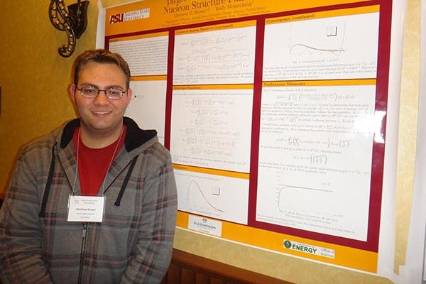 Physics and math senior Matt Brown received a $250,000 scholarship and a lifetime fellowship from the Fannie and John Hertz Foundation. (Photo Courtesy of Matt Brown)