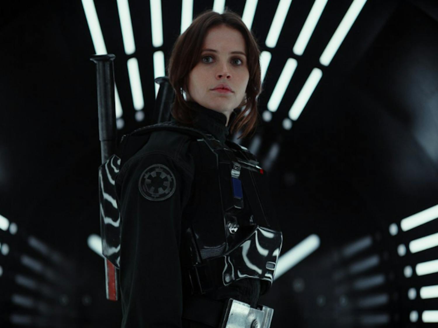 Felicity Jones in the 2016 Lucasfilm movie&nbsp;Rogue One: A Star Wars Story.