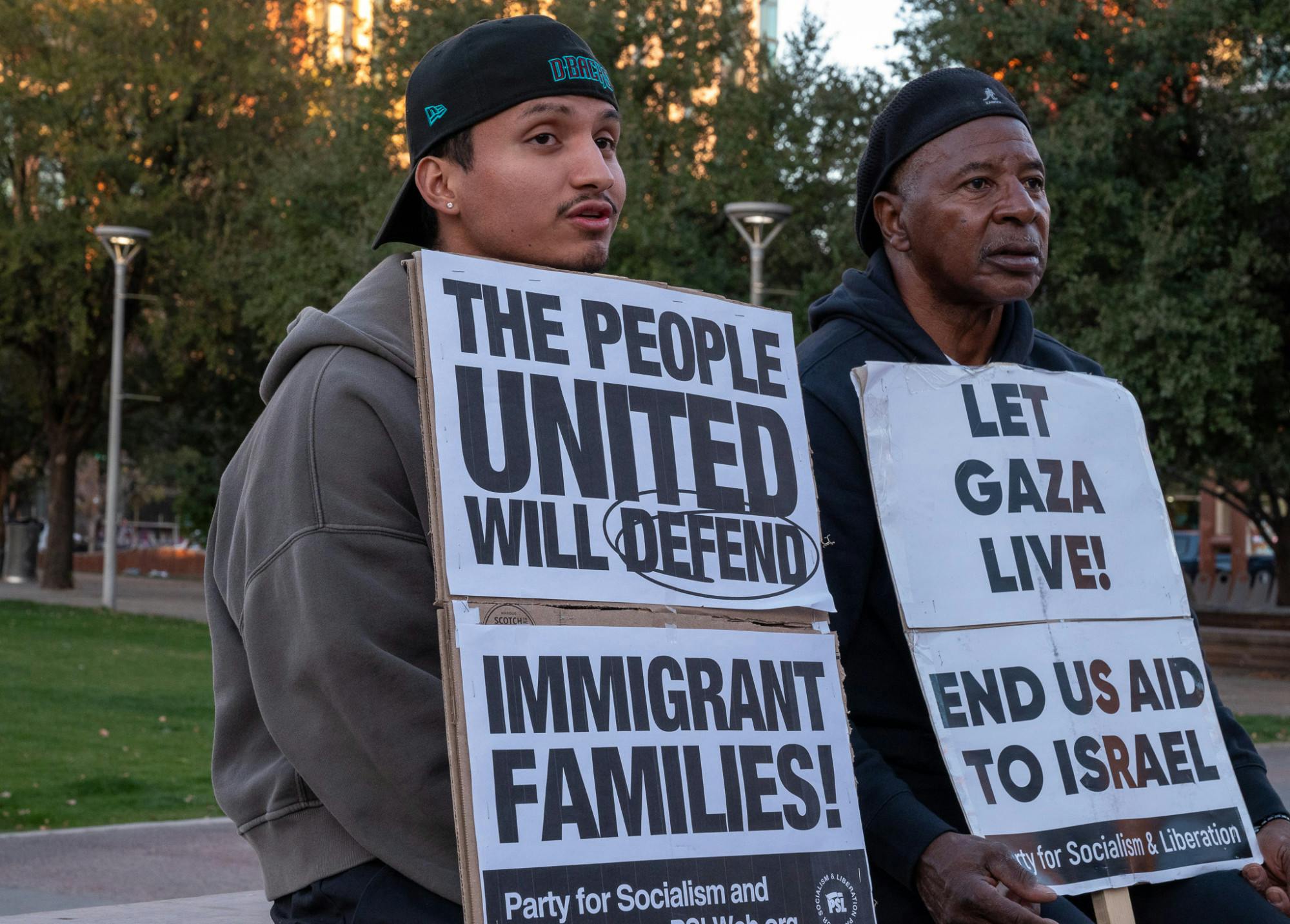 Gallery: Demonstrators gather in Phoenix to protest Trump's Inauguration Day