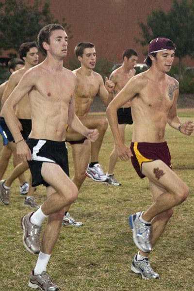 AERIAL ATTACK: Sophomore middle blocker Erica Wilson goes up for a spike against UA on Friday. ASU pushed the match to five sets, but the No. 23 Wildcats got the win. (Photo by Annie Wechter)