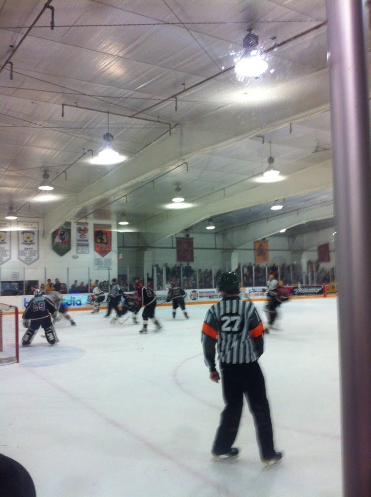 ASU plays Robert Morris on December 7th, 2012. The Sun Devils won 7-4. Photo by Nick Krueger