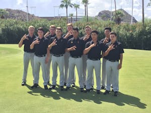 Golf team squad pic