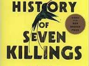 Book cover of Marlon James's novel, "A Brief History of Seven Killings".
