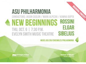 The ASU Philharmonia will perform for the first time as a collective group at their inaugural concert on Thursday, Oct. 6 at the Evelyn Smith Music Theater at 7:30 p.m.