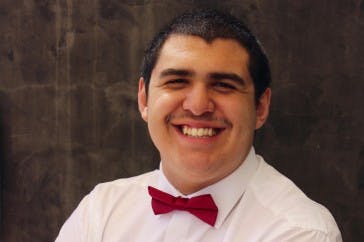 Ernesto Hernandez, Vice President of Services elect, poses for a portait.Courtesy of Jimmy Arwood