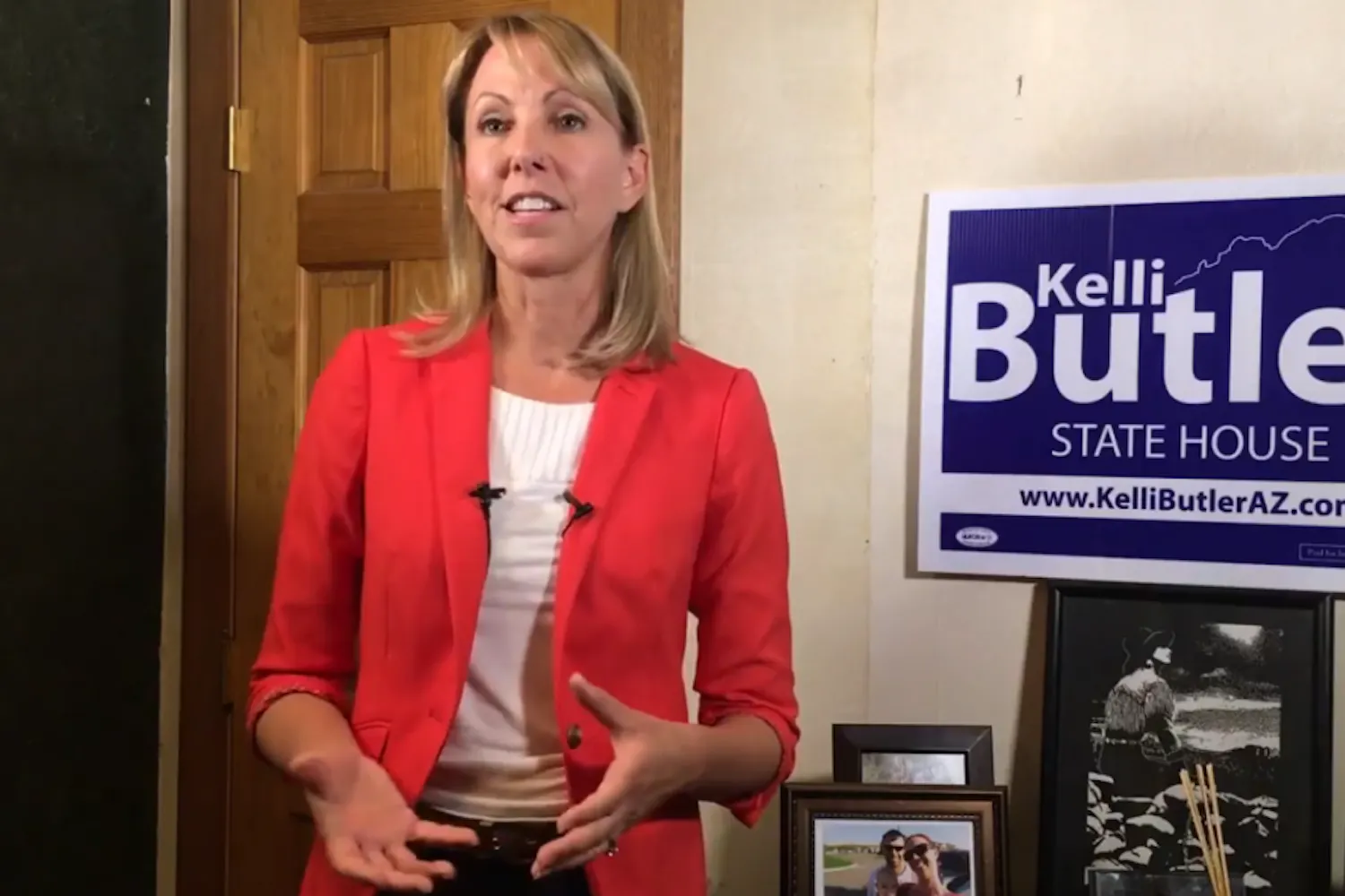 Kelli Butler, Arizona State Representative of District 28, spoke to a room of college students in Phoenix, Arizona on Friday, Oct. 14, 2016 during the election about her hopes for education.