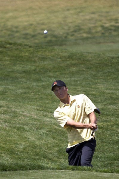 CHIP IT UP: ASU senior Knut Borsheim tied for 29th at the U.S. Intercollegiate after finishing 4-over par. (Photo by Scott Stuk)