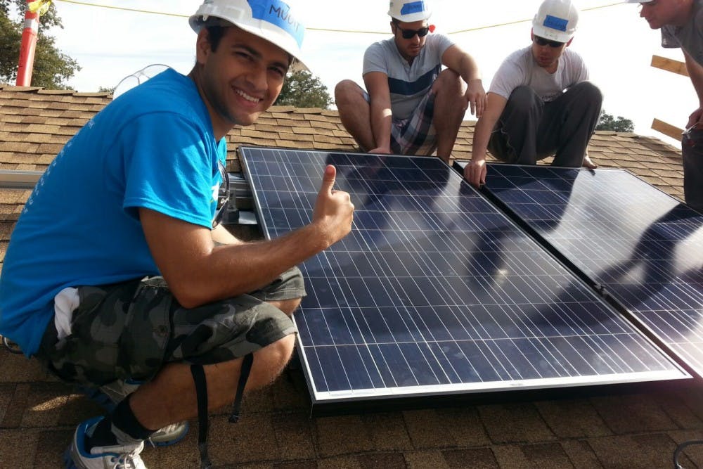 Mudit Bareja poses for a photo during a Spring 2015 trip. 