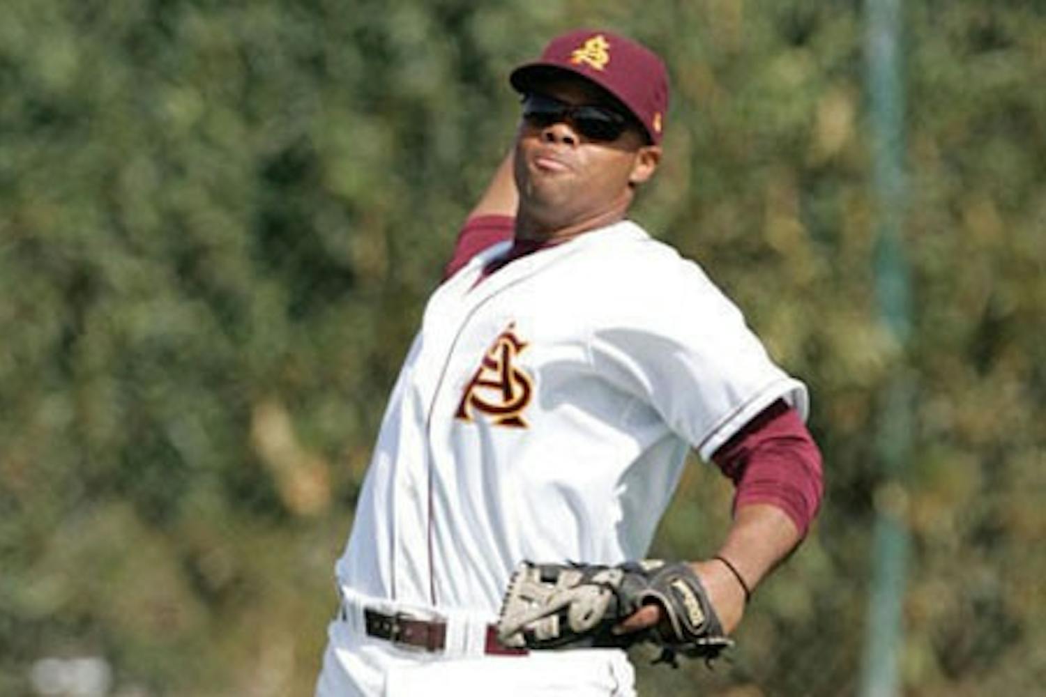 A hard-hitting linebacker on the football field as well as a dedicated baseball player, ASU senior Brandon Magee will officially sign with the Boston Red Sox on Thursday, July 12. (Photo courtesy of ASU Media Relations)
