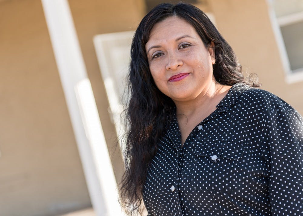 Veronica Monge, the Voice of the People president, poses for a portrait in Phoenix on Sept. 14, 2016. Voice of the People at ASU is a club that trains students on how to become lay politicians — someone who enters the public arena for a term or two but does not make a career out of it.