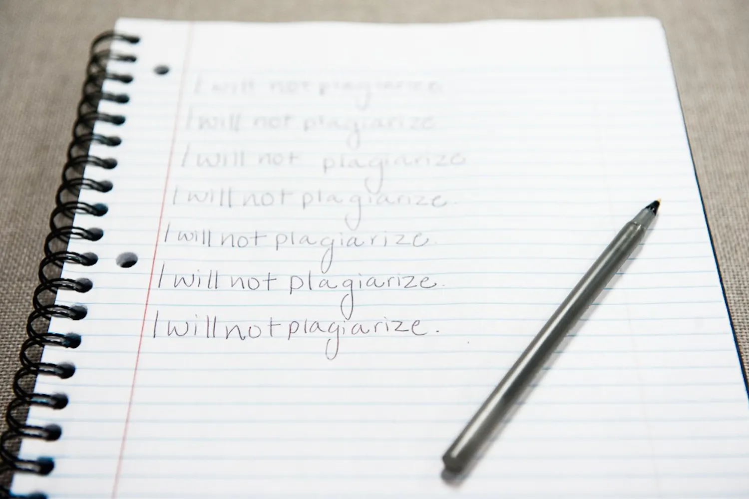 Plagiarism photo illustration