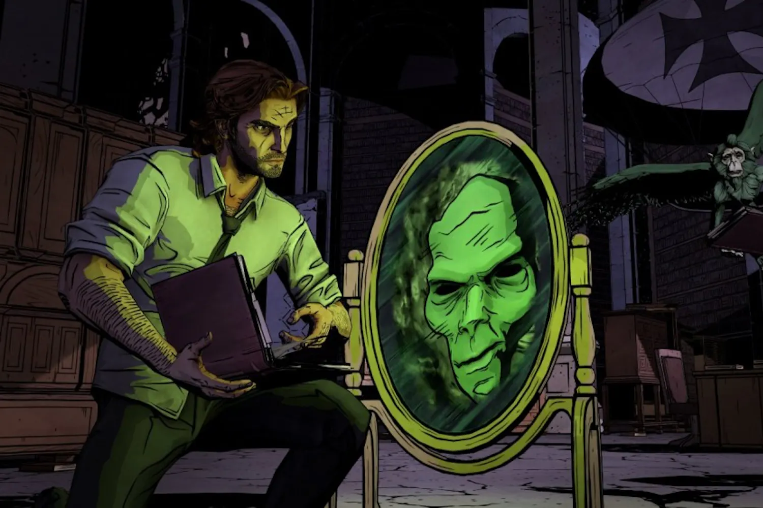“The Wolf Among Us” takes graphical cues from the hit television series, “The Walking Dead.” (Photo courtesy of Telltale Games)