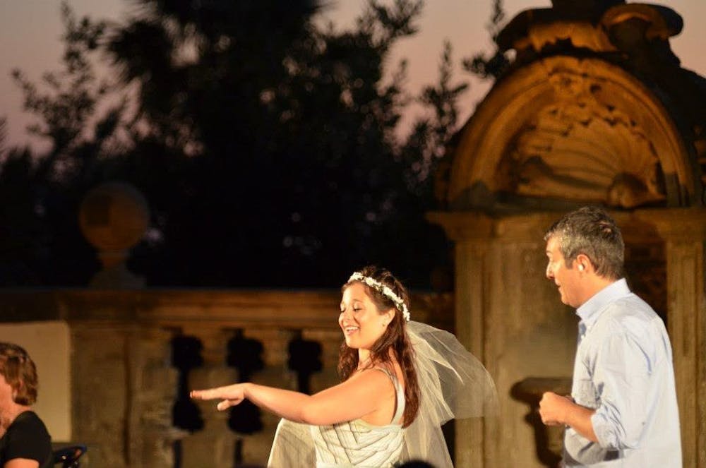 ASU doctoral student Lauren Berman playing Susanna in a production of Mozart's Le Nozze di Figaro at the Tuscia Operafestival. On Monday Nov.&nbsp;7, Berman will be directing a perfomance of Pauline Viardot's "Cendrillon".