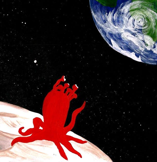 "The Lonely Alien." Artwork courtesy Rebekah Fine.