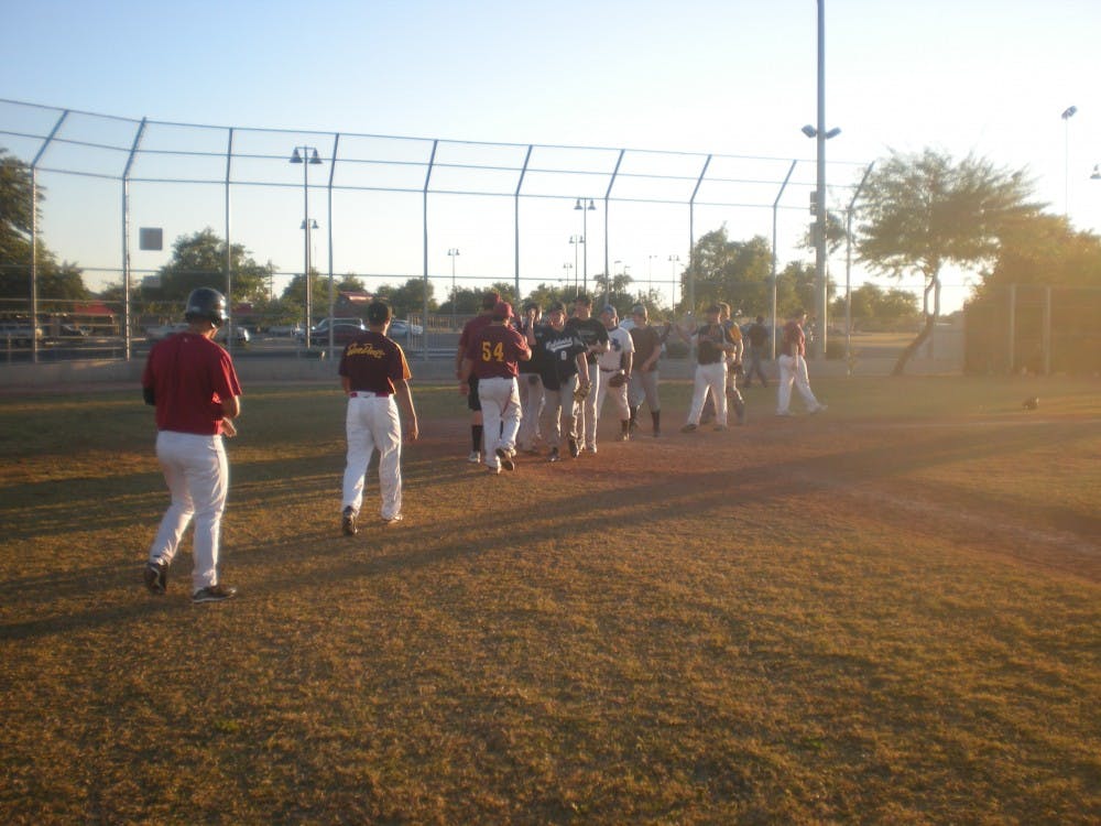 The Sun Devils walk away from a loss. Photo by Brendan Capria. 