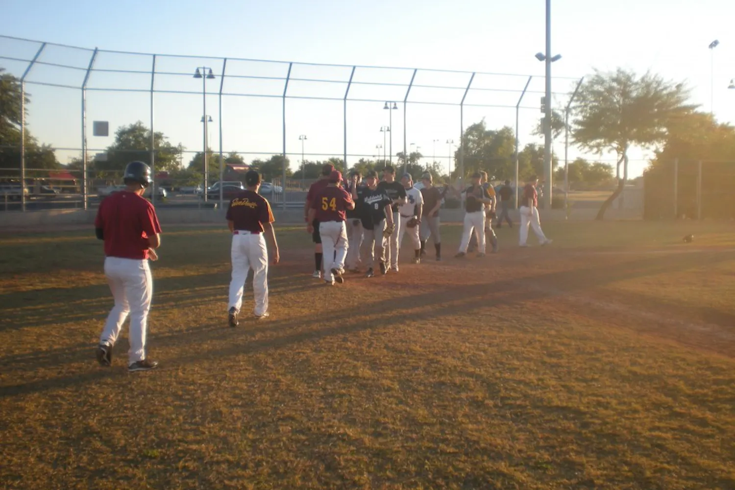 The Sun Devils walk away from a loss. Photo by Brendan Capria.