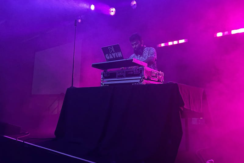 DJ GAVIN performs at the Indian Students' Association Bollywood Night at the Student Pavilion on Thursday, Aug. 28, 2024, in Tempe. 