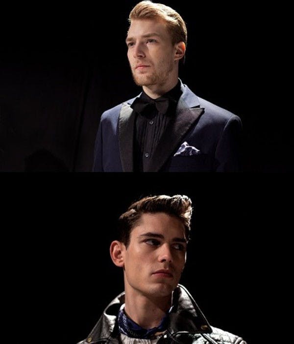 Leather and bow ties are going nowhere next season with Snyders men collection. Photo courtesy The Sartorialist. 