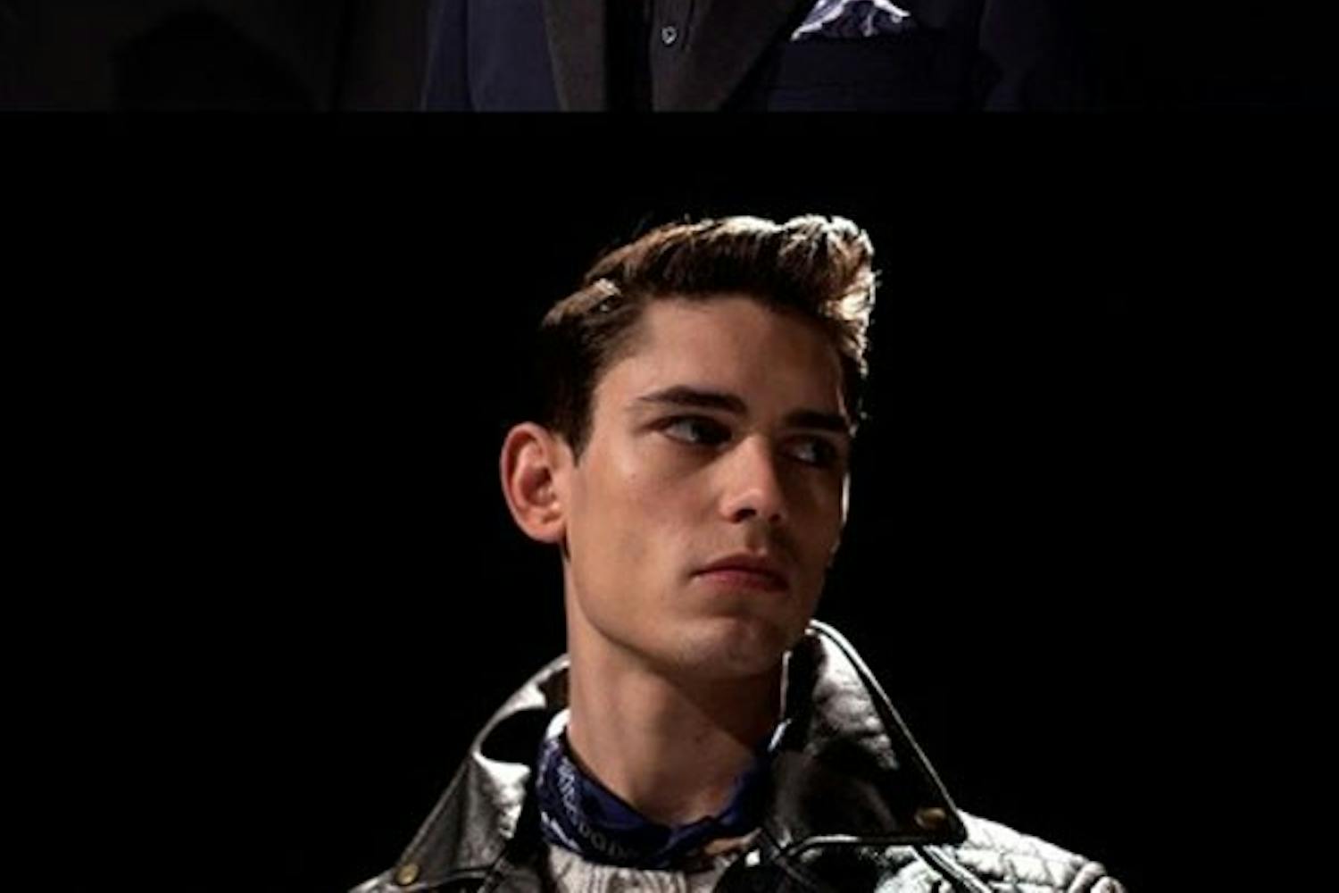 Leather and bow ties are going nowhere next season with Snyders men collection. Photo courtesy The Sartorialist.