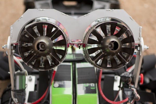 The 4MM jetpack designed by graduate student Jason Keretes could possibly help soldiers and athletes.