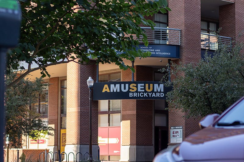 Exterior of Brickyard Amuseum on Mill Avenue in Tempe on Sunday, Nov. 5, 2023.