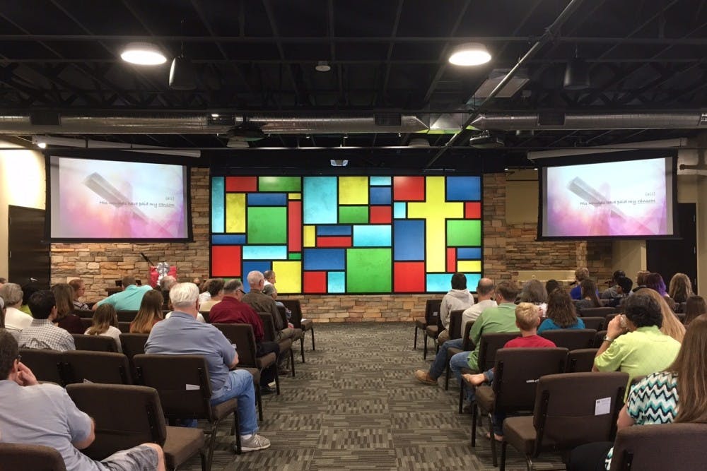 Gateway Church of Christ holds church service on Sunday, Nov. 20, 2016,&nbsp;in Queen Creek, Arizona.