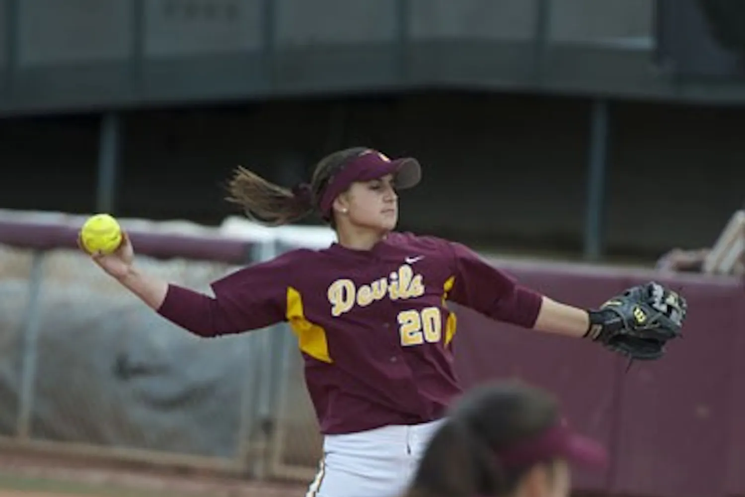 SPECIAL DELIVERY: ASU freshman Sam Parlich throws a pitch during the Sun Devils' win over Rutgers last month. (Photo by Michael Arellano)