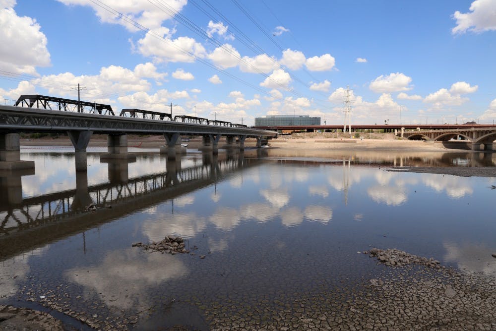 The process of refilling Tempe Town Lake begins on Tuesday, April 12, 2016. Officals say it will take roughly two weeks to refill the lake with 900-million gallons of water. 