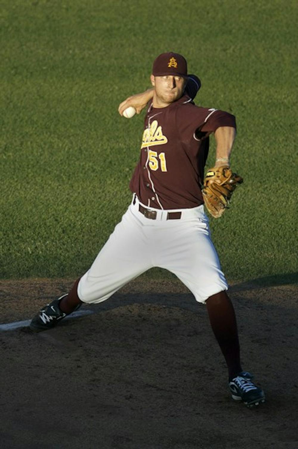 Jake Borup was starting pitcher for the Devils Sunday night in their win over Hawaii 8-4. (Photo by Scott Stuk)