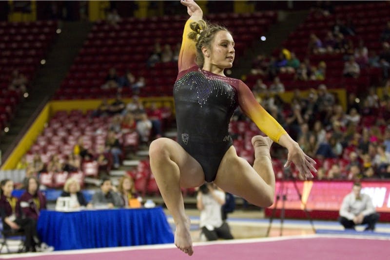 ASU gymnastics earns highest score since 2006 in a victory over Cal