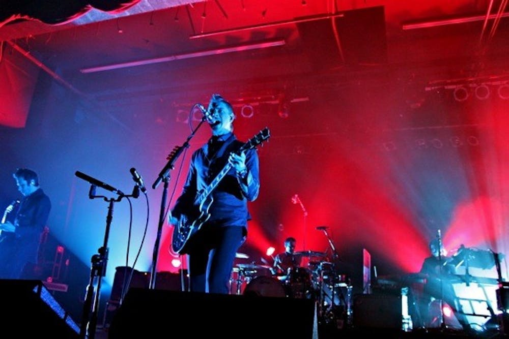 Interpol at the Marquee. Photo courtesy Kevin Yeanoplos. 