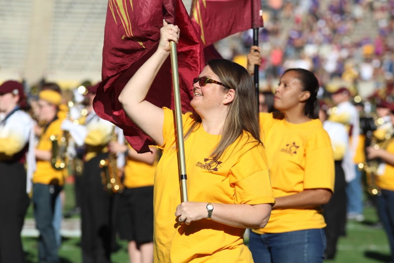 ASU Marching Band Celebrates 100Years of Music with Alumni Performance