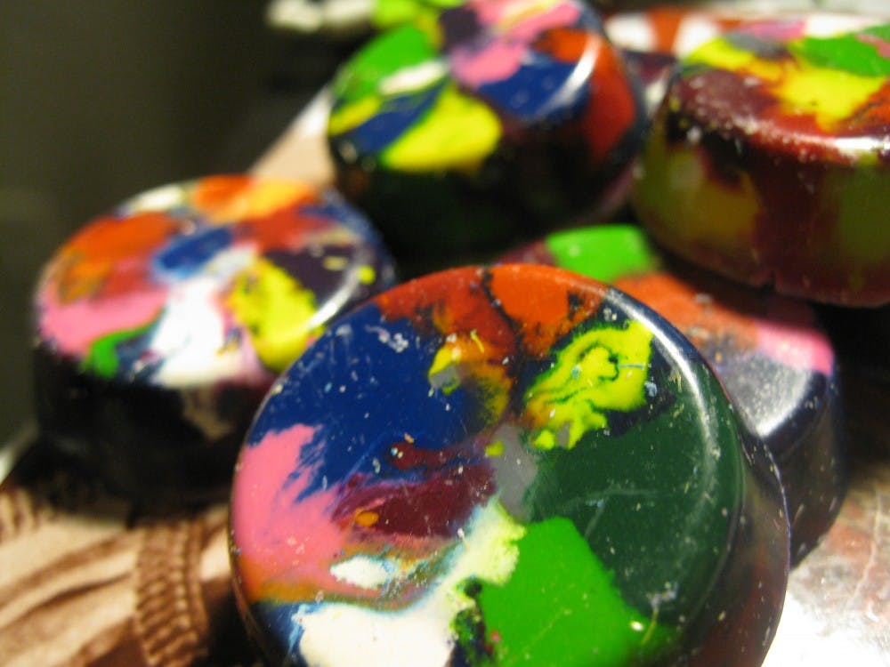 Make your own colorful crayons. Photo by Faith Breisblatt. 