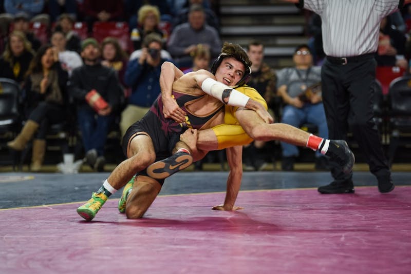 ASU wrestling unable to fall losses in defeat to No. 5