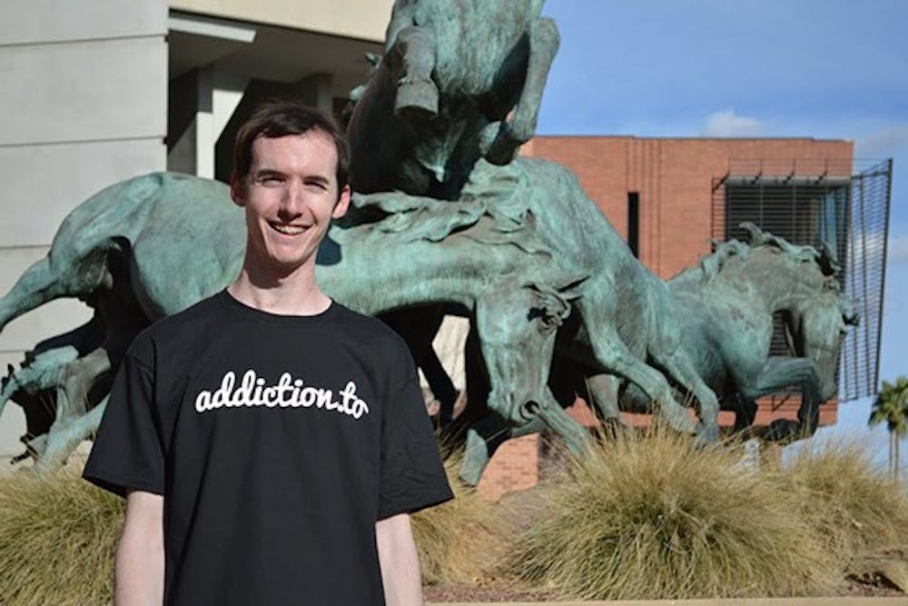 Scott Buscemi, a software developer working with ASU students, is releasing a new app to bring friends together using their interests. (Photo by Axel Everitt)