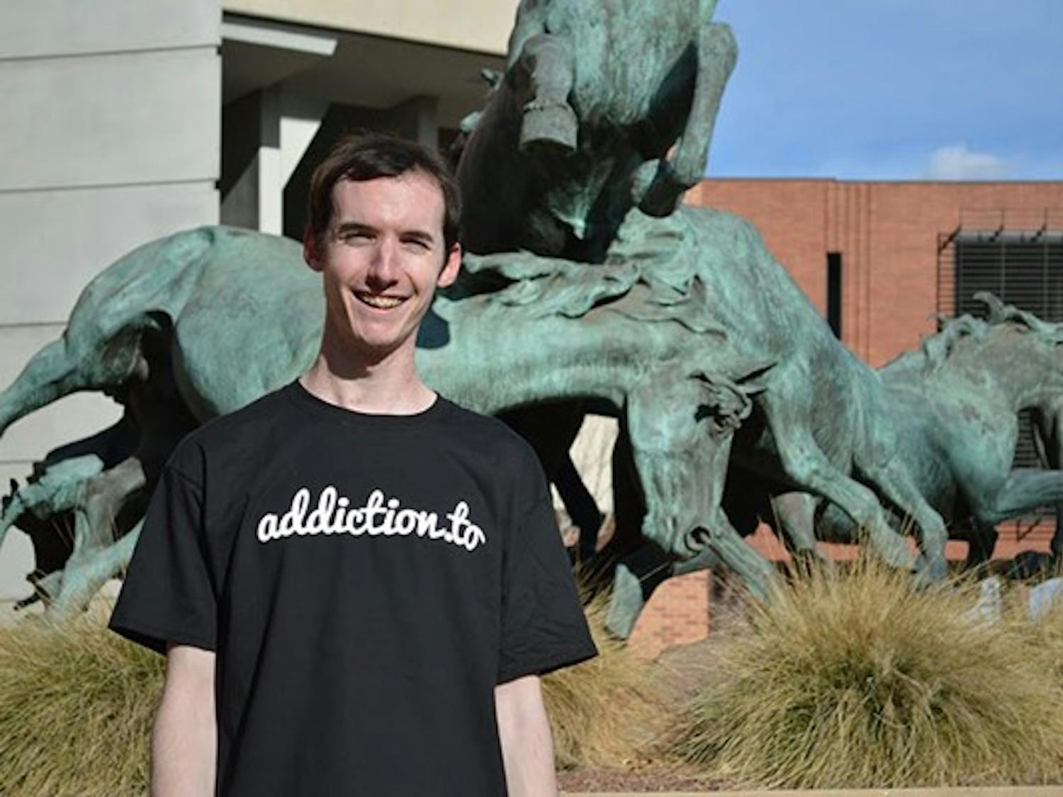 Scott Buscemi, a software developer working with ASU students, is releasing a new app to bring friends together using their interests. (Photo by Axel Everitt)