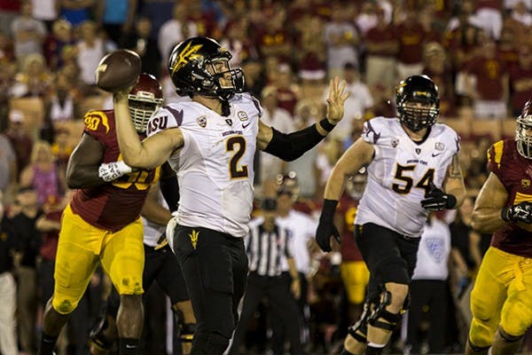 Football Mike Bercovici USC Jael Mary
