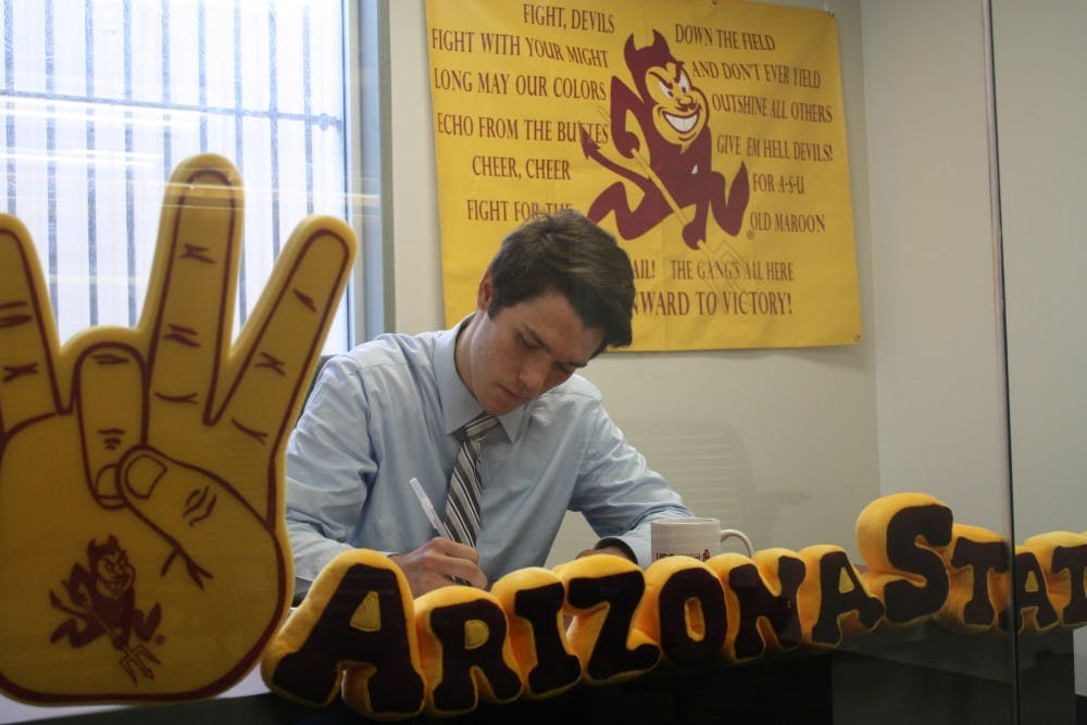 Undergraduate Student Government Downtown President Frank Smith III said the organization plans on helping students connect more with the downtown community this school year. Smith, a public service and public policy sophomore hopes to increase student participation in events like First Fridays around the Downtown area. (Photo by Hector Salas Almeida)