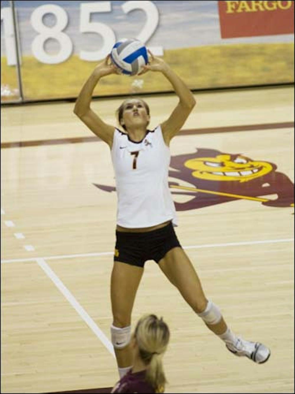 Volleyball embarks on key stretch - The Arizona State Press