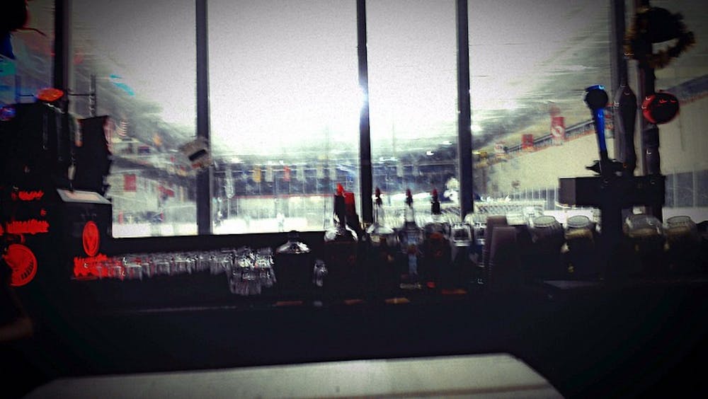 The view of the rink. Photo by Gabby Marshall.