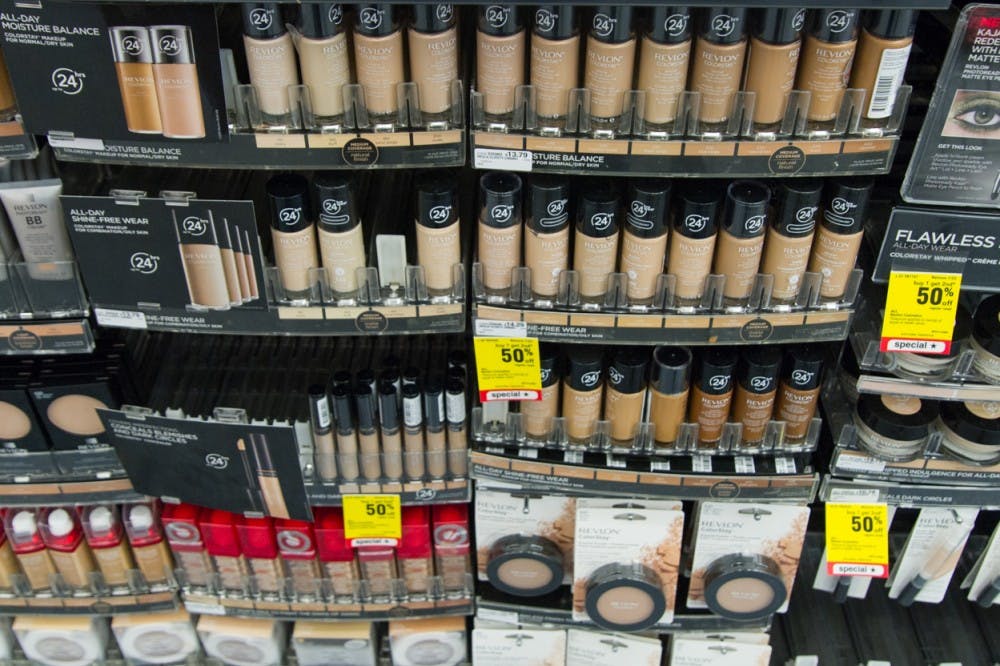 The make-up collection at Tempe's CVS store mirrors that of typical  pharmacies and groceries stores. Despite a wide variety of brands and  styles, relatively few options exist for dark skinned individuals.  January 19, 2016 in Tempe, AZ.
