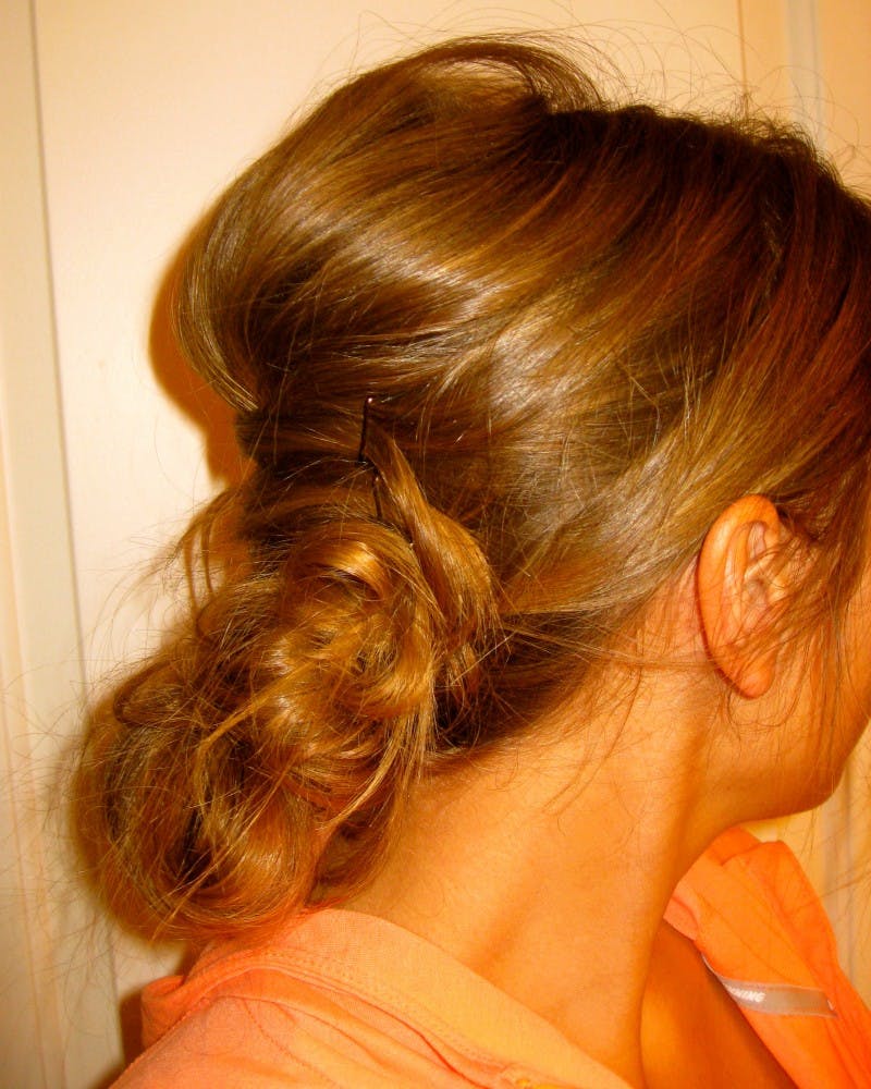 My own attempt at the "Twisted Sister." Photo by me.