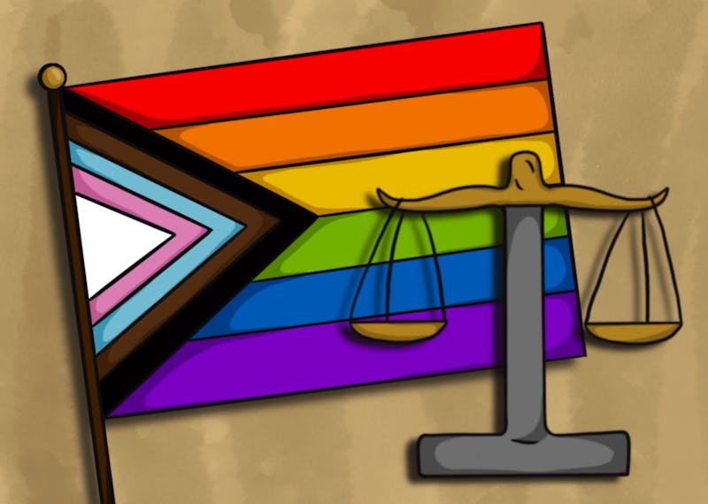 Arizona has not banned the gay and trans panic defenses, a legal strategy that claims the victim's sexual orientation is to blame for the defendant’s actions. Illustration originally published Thursday, Oct. 28, 2021.